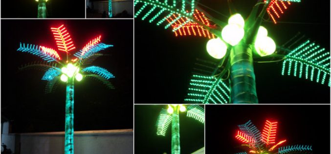 Lampu Pohon Palm/Kelapa Led