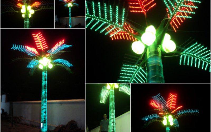 Lampu Pohon Palm/Kelapa Led