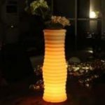 Lampu Hias LED Pot bunga ES-F1850B Ø18x18xH50cm
