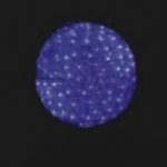 Lampu Lampion Akrilik Bola Biru DY(2016)-3D021 Diameter 80cm